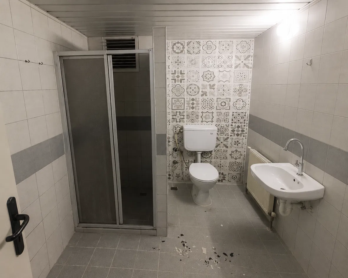 Banyo - renovasyon öncesi eski hali